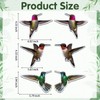 Konohan 3 Pairs Hummingbird Screen Door Magnets Double Sided Patio
