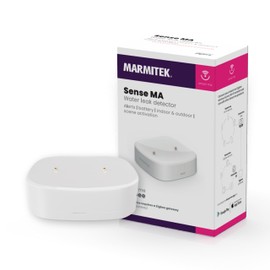 Zigbee Wireless Water Detector - Marmitek Sense MA Flood Sensor - Wireless - Wireless Water Leak Detector - Zigbee 3.0 - Water Level - Flood Sensor - Flood Sensor - Water Alarm - Water Level Sensor