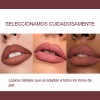 Set De Lapiz Labial Y Delineador Color Mate Impermeable 2pcs
