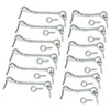 Wideskall Zinc Plated Wire Gate Hook and Eye Latch with