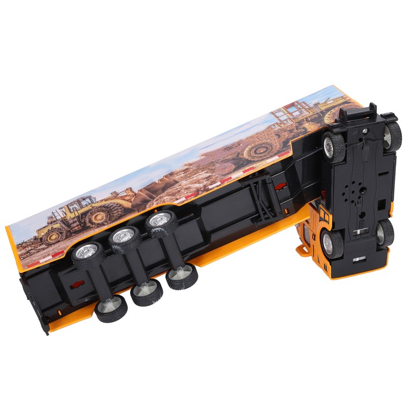 Container Truck Toy Alloy Simulation Mini Child Vehicle Model for