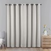 ECLIPSE Cara Grommet Top Curtains for Bedroom, Single Panel, 50"