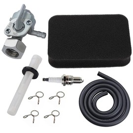 HPENP Generator Petcock Fuel ShutOff Valve with Fuel Line GP5500 Air Filter for Predator Generator Fuel Valve Alton Etq Homelite Husky Powermax Gas Fuel Tank Switch 5.5-16HP 168F 170F 173F 177F188F