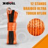 Xbull 5.5MM x 13M Synthetic Winch Rope with Hook Electric
