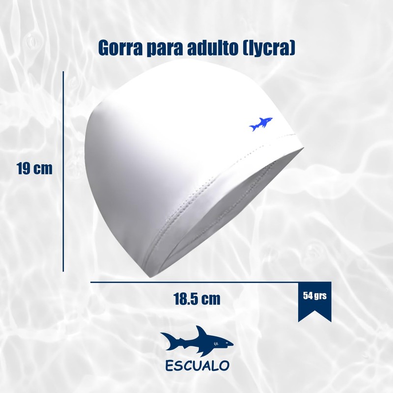 Gorra para Natacion Unisex Adulto Modelo Tekno (Elastano y Nylon)
