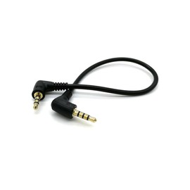Mipcase Headphone Audio Cable Long Aux Cable for Car Double Elbow Male to Male Lossless Sound Transmission