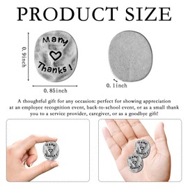 Enchanism 20 PCS Many Thanks Appreciation Coins - Perfect Tokens for Employee, Caretaker, Driver, Housekeeper Gifts - Ideal for Token of Appreciation, Thank You for Your Service, and Parting Gifts