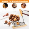 ChromLives Walnut Cracker Nut Cracker Nut Cracker Walnut Tongs with