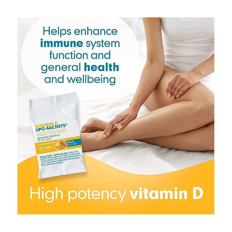 Lipo-Sachets Vitamin D Melon 5g 30 Sachets