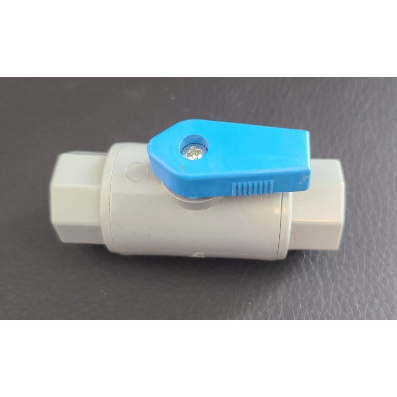 SMC 2-Way Straight 638 PVC Ball Valve 1/4"FNPT x 1/4"FNPT