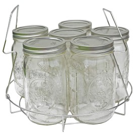 Blimber Stainless Steel Canning Rack Contoured Steel Handles Rack Non-Rusting Rack - Canning Becomes Easy Fun and Safe