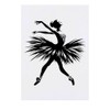 'Ballet Dancer' Temporary Tattoo - Water Resistant, Skin-Safe, Non-Toxic Transfer