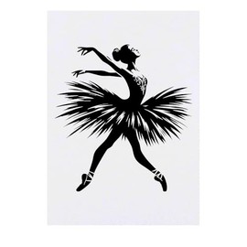 'Ballet Dancer' Temporary Tattoo - Water Resistant, Skin-Safe, Non-Toxic Transfer (TO00083147)