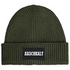 MoonWorks® Men's Beanie with Patch Knitted Hat with Saying "Arschkalt