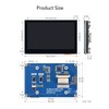 4.3 Inch QLED Touchscreen 78%NTSC Dimmable 160 Degrees Visual 4.3