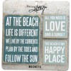 Primitives by Kathy #27502 Wooden Magnet Set, Beach Large