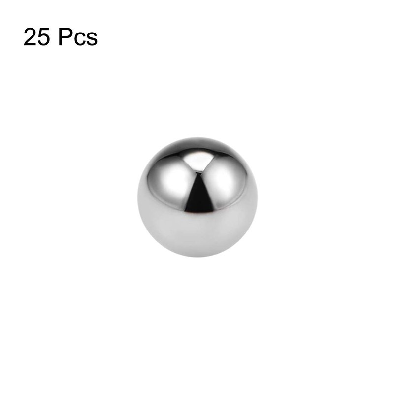 sourcing map Precision Balls 4mm Solid Chrome Steel G10 for