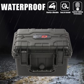 G-PLUS Graded Card Storage Box for BGS PSA SGC FGS Weatherproof Graded Sports Trading Cards(Small, Black)