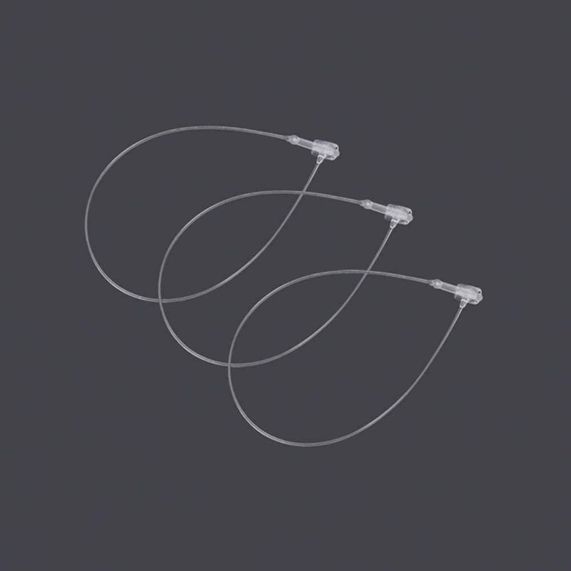 Safety Threads Loop Pins Transparent for Labels, Award Winners (1000