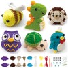 kacistech Crochet Kit for Beginners Kids Crochet Animal Knitting Kit