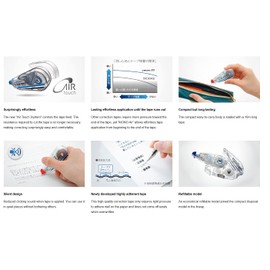 Tombow CT-CAX5C95 Correction Tape, Monoair Refill Type, Main Unit, 0.2 inches (5 mm) Width x 32.8 ft (10 m), Lavender