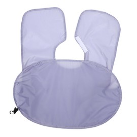 Baluue 1pc Shaving Cloth Beard Shave Apron Shaving Use Bib Smock Tool Apron Men Shaving Cape Men Beard Trimming Trimming Apron Salon Apron Beard Grooming Apron Cape Dark Grey Polyester