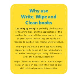 First Activity - Write, Wipe and Clean Book