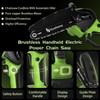hiyuehome hiyuehome Mini Chainsaw 6inch, Chainsaw Cordless w Automatic Oiler,