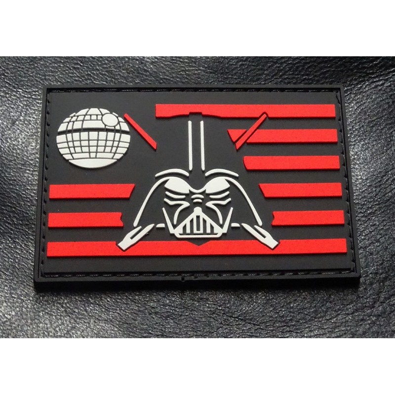 Darth USA Flag Patch (Hook Fastener - 3D PVC Rubber)