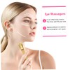 NOLITOY 4pcs Zinc Alloy Eye Cream Stick Massage Spoon Face