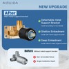 Airuida Shower Faucet Set,Single Function Shower Trim Kit,Wall Mount 6