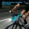 APECYC Bike Headlight, Rechargeable Smart Bike Lights with Wireless Remote