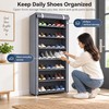 Multi-Tier Shoe Rack for Home Storage – Space-Saving 6/8/10-Tier Organizer