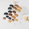 LimCryspp 12-Piece French Small Hair Comb, Plastic-Toothed Decorated Hair Clip
