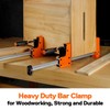 #springtok Jorgensen Bar Clamp Set, 2-pack 90° Parallel Clamp Cabinet