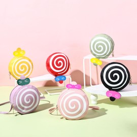 Chunful 6 Pcs Mini Purse Crossbody Purse Gifts Bag Shoulder Handbag Gift(Lollipop Style)