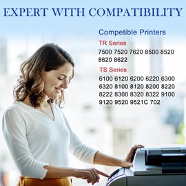 280 281 XXL Ink Cartridges Compatible for Canon PGI 280XXL/281XXL Ink Cartridges for TR8620a TR8620 TR8520 TR8600 TR7520 TS702a TS9520 TS9521C TS6120 TS6220 (5Pack)