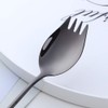 8.5-inch Wide Stainless Steel Spoons Forks for Fruit, Salad Noodle