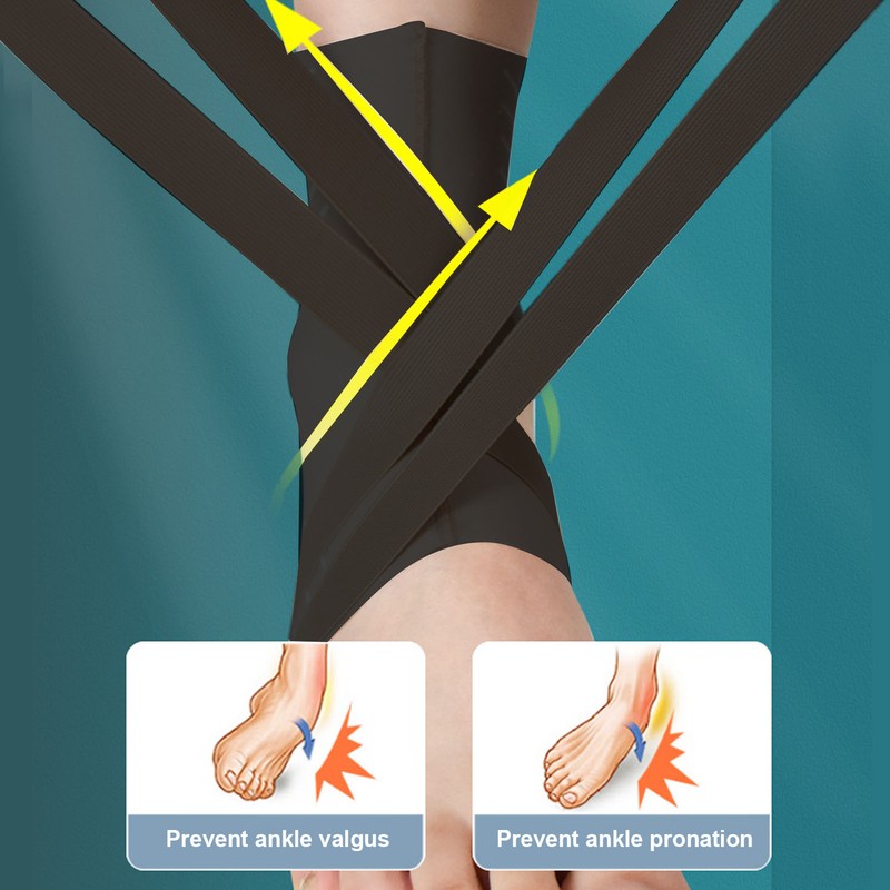 Ankle Support Brace Breathable Relieve Discomfort Foot Compression Sleeve Wraps