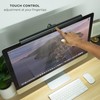 Mount-It! Monitor Light Bar, USB-Powered LED Lamp with Stepless Dimming