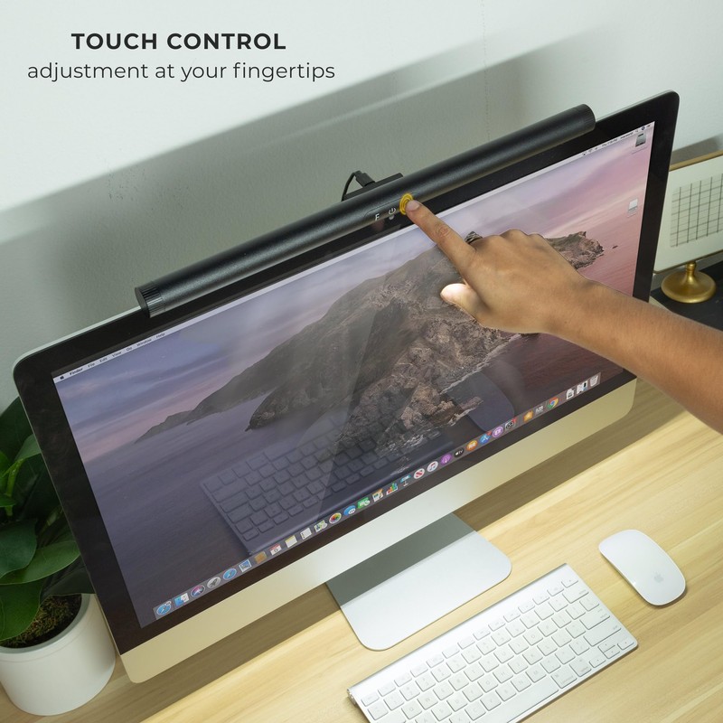 Mount-It! Monitor Light Bar, USB-Powered LED Lamp with Stepless Dimming