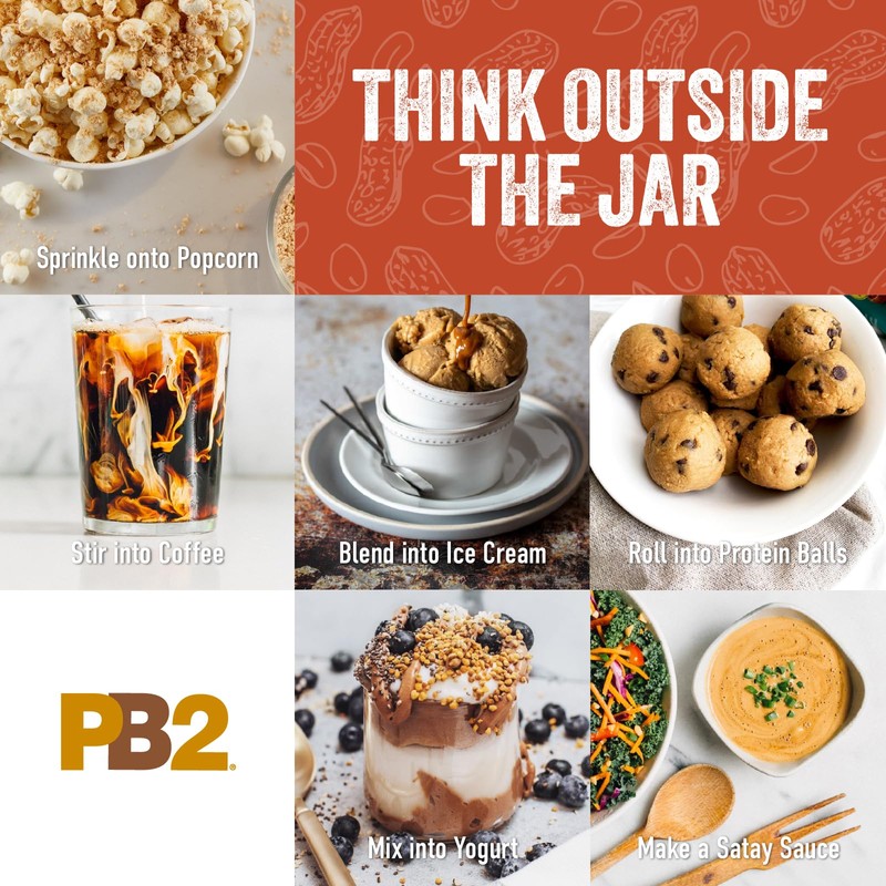 PB2 Crunchy Powdered Peanut Butter - Peanut Butter Powder with