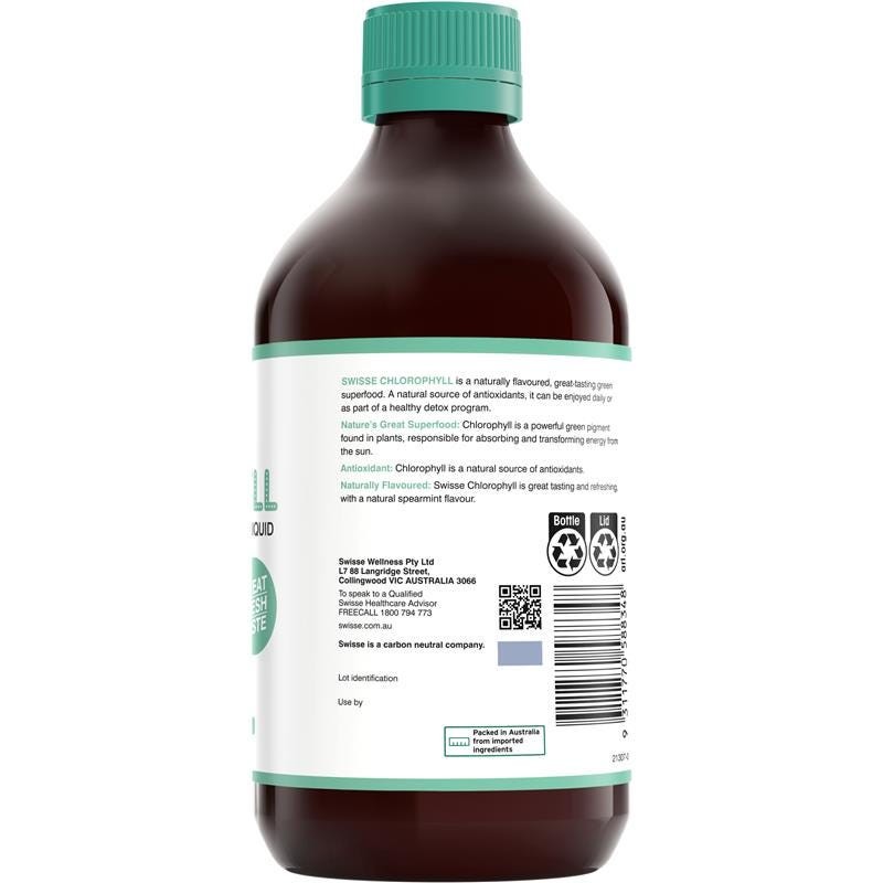 Swisse Chlorophyll Spearmint Flavour 500ml