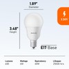Maelsrlg E17 Intermediate Base LED Bulb, 6W (60 Watt Equivalent)