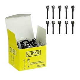 Clipper Flint, stelo ruota di ricambio per accendino, pietra focaia inclusa, confezione da 10, dimensioni standard