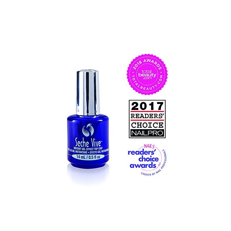 Seche Vive Gel Effect Top Coat Esmalte de uñas para