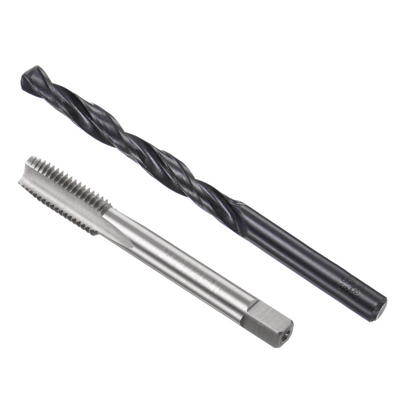 sourcing map Metric Tap and Drill Bit Set, M9 x