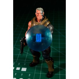 Unbranded Custom clear BLUE Energy SHIELD for 6in. figure 1:12 PHOTON resin UV