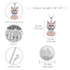 Feijiesi Yorkie Necklace 925 Sterling Silver Cute Yorkie Dog Pendant
