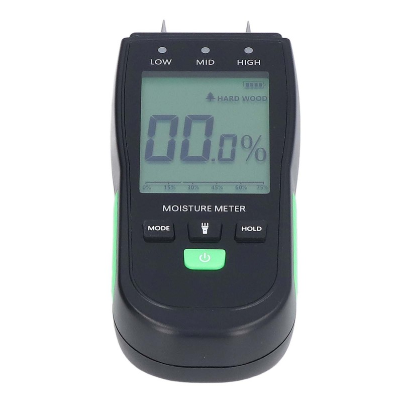 Wood Moisture Meter High Accuracy LCD Display Professional Moisture Content